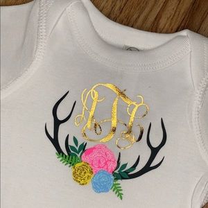 Antler Baby Onesie